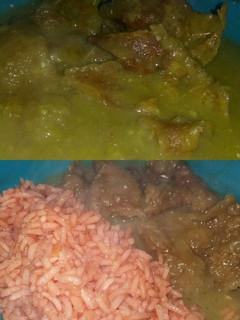 Una foto de Chicharrón en salsa verde