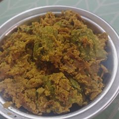 A picture of Ridge gourd besan.