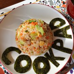 A picture of Japanese Fried Rice.