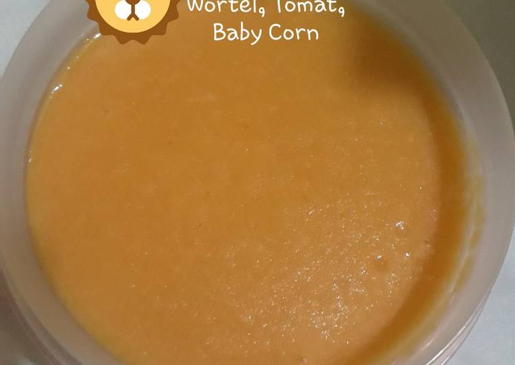 Cara Gampang Menyiapkan Mpasi 7bln Wortel, Tomat, Baby Corn Anti Gagal