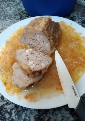 Una foto de Albóndiga en rodajas
