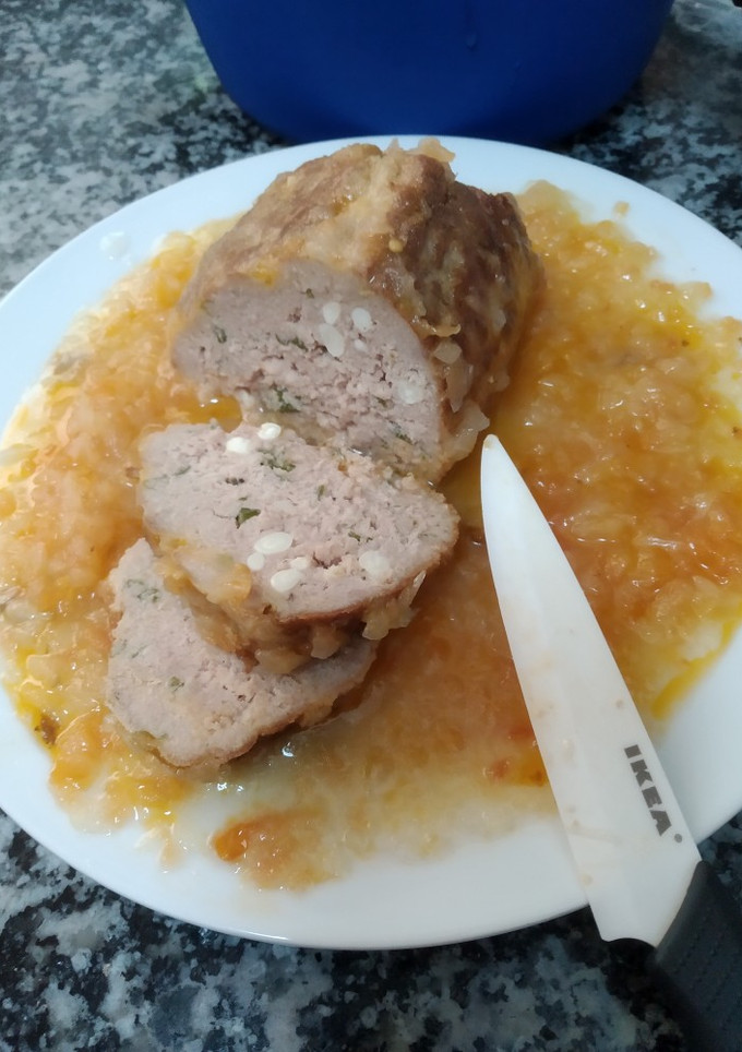 Una foto de Albóndiga en rodajas