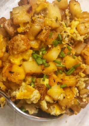 A picture of Cheddar Breakfast Scramble 🧀.