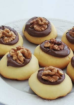 Une photo de Biscuits nappés au chocolat