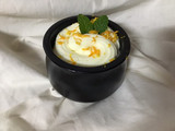 Mousse de limón y de naranja
