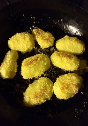 A krumpli 3-szor 🥔🥔🥔 (brit burgonyaköret) 🇬🇧 recept fotója