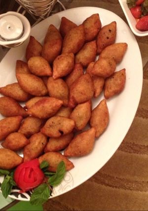 صورة لوصفة كبه البطاطس والصامولي