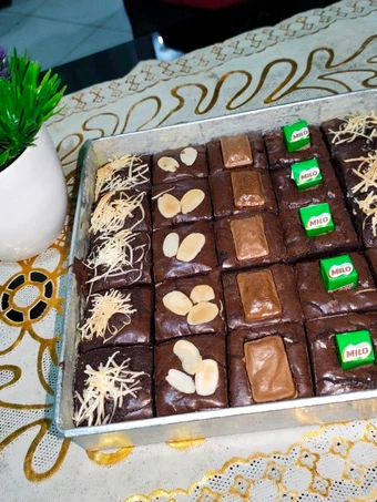 Cara Gampang Menyiapkan Resep Brownies panggang sekat yang Bisa Manjain Lidah Anti Ribet, Bisa Manjain Lidah