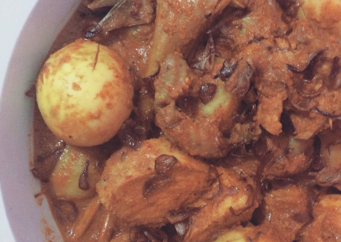 Resep Rendang Ayam & Telur, Sempurna