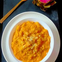 A picture of Pasta in Pumpkin Sauce.