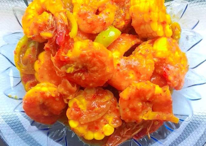 Resep Udang Jagung Saus Padang oleh sagita widiyastuti - Cookpad