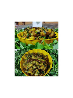 मेथी आलू के गुटके (methi aloo ke gutke recipe in Hindi) रेसिपी मुख्य फोटो