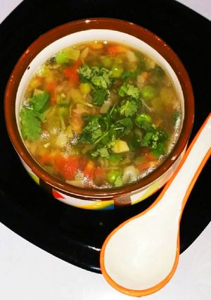 A picture of Lemon coriander soup.