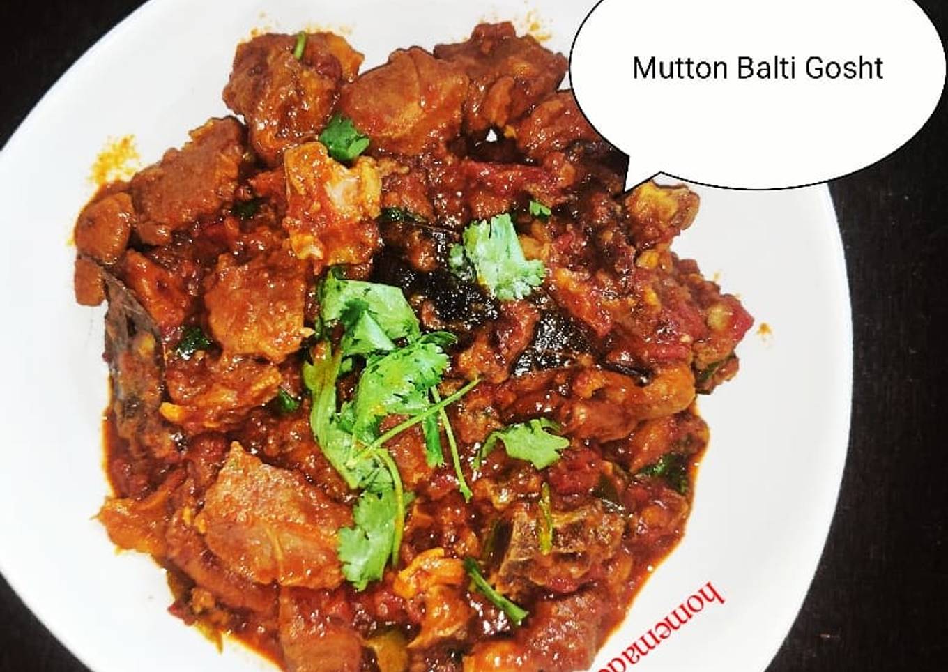 Mutton Balti Gosht