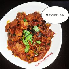 A picture of Mutton Balti Gosht.