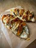 Pechugas hasselback en freidora de aire - Receta de batch cooking