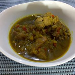 A picture of Lamb soup.