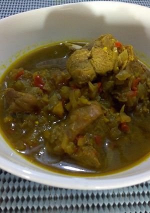 A picture of Lamb soup.