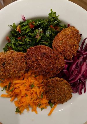A picture of Crispy Falafel.