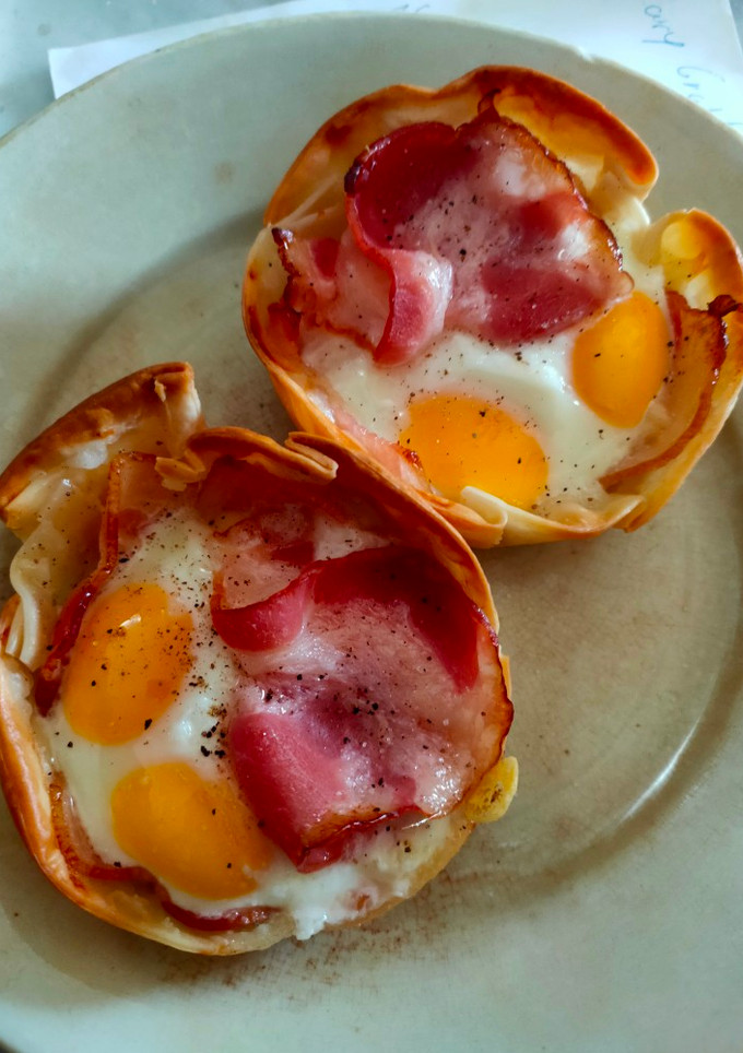Una foto de Tartaletas de bacon