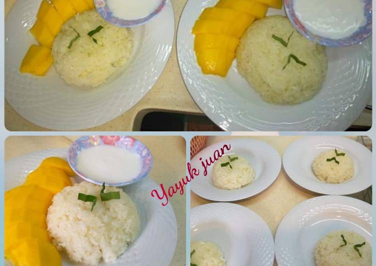 Resep MANGO Sticky Rice | Cara Gampang Menyiapkan MANGO Sticky Rice, Enak