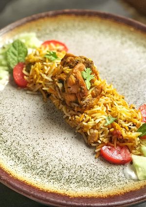 A picture of Shahi biryani.
