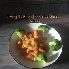 Oseng Makaroni Saus Bolognese Instan-レシピのメイン写真