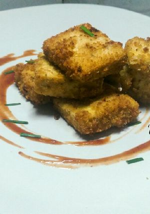 A picture of Breaded tofu.