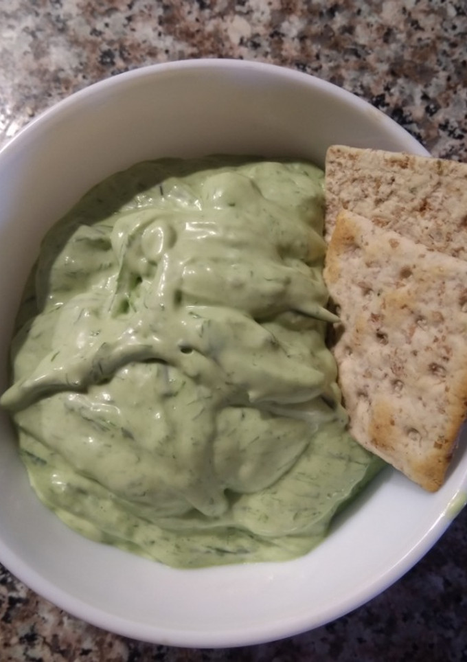 Una foto de Dip de ciboulette