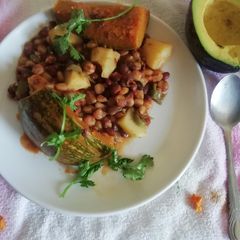 A picture of Traditional githeri with pumpkin #4weekchallenge.