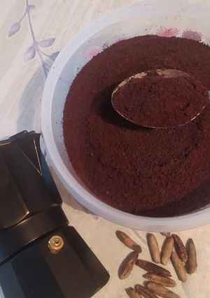 عکسی از دستور قهوه هسته خرما
