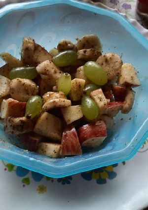 A picture of Mixed fruits Multi colour salad.