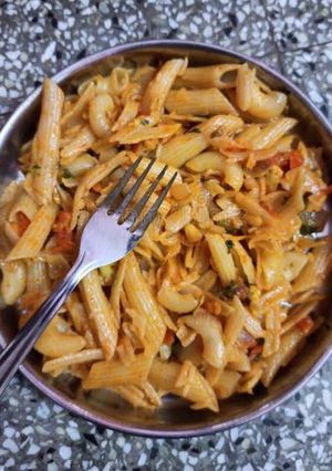 A picture of Masala Pasta.