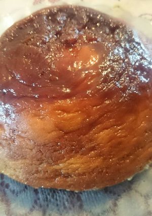 Una foto de Budín de pan al microondas