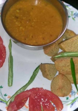 A picture of Bafla Batti with Punch Mail Dal.