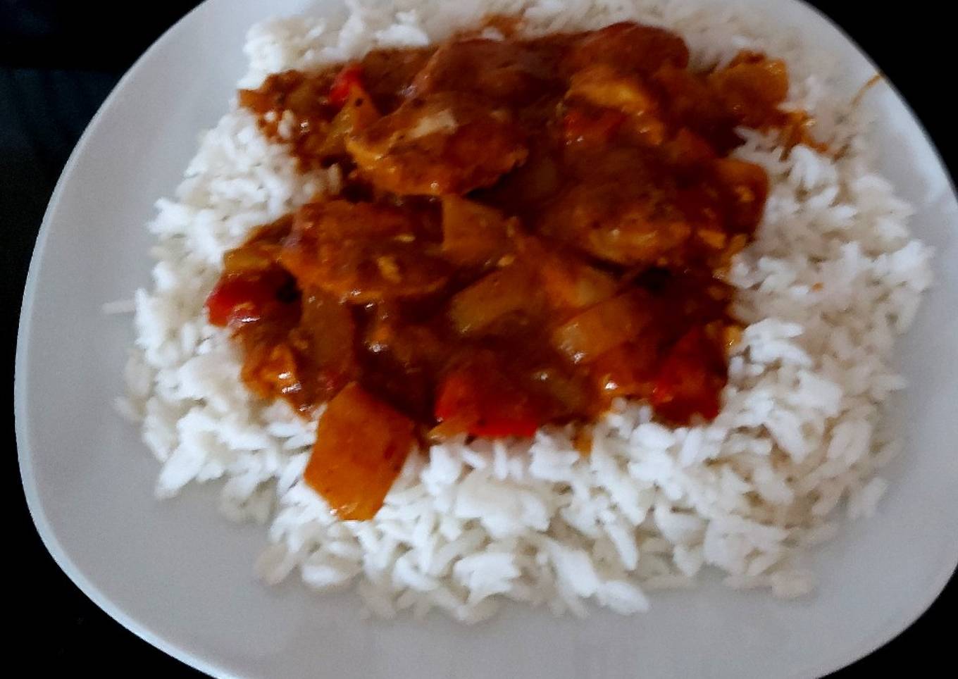 Slow cooked Chicken Madras. 😸