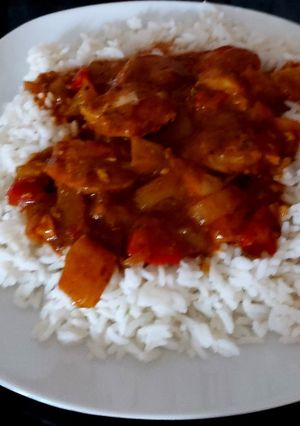 A picture of Slow cooked Chicken Madras. 😸.