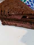 Braunschweiger on Buttered Pumpernickel Rye