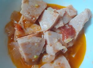 Hình của món Thịt hộp sốt cà chua.