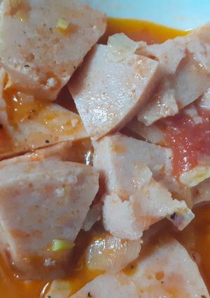 Hình của món Thịt hộp sốt cà chua.