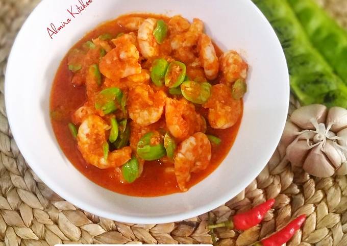 Standar Resep membuat Sambal Udang Pete 👩‍🍳 hidangan Lebaran yang sedap