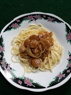 Foto resep Fettucini BBQ meatball (pasta)