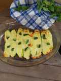 Barchette di zucchine gratinate