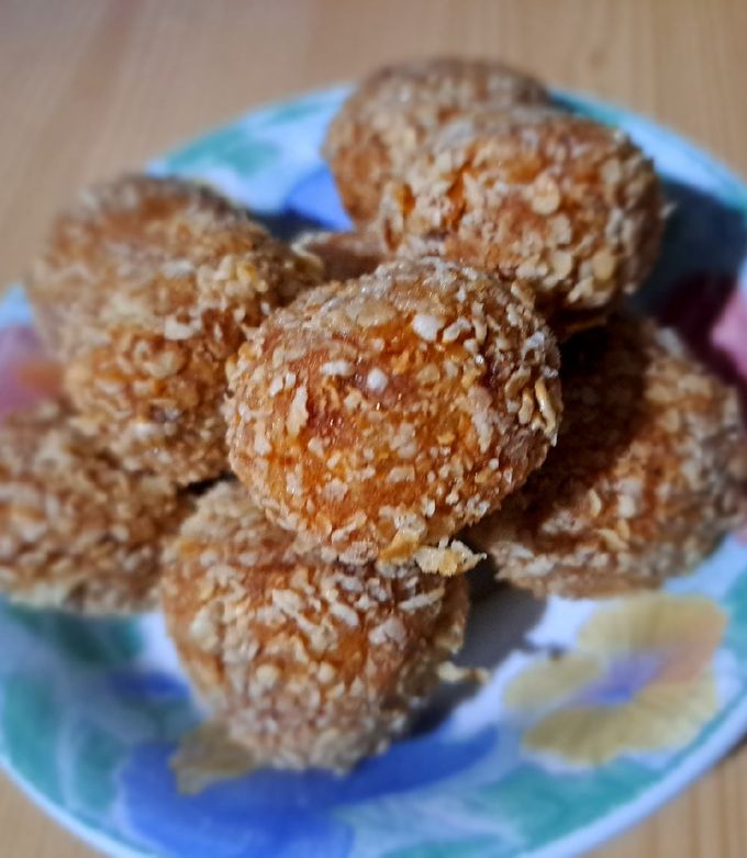 Foto resep Bola Kornet Oatmeal