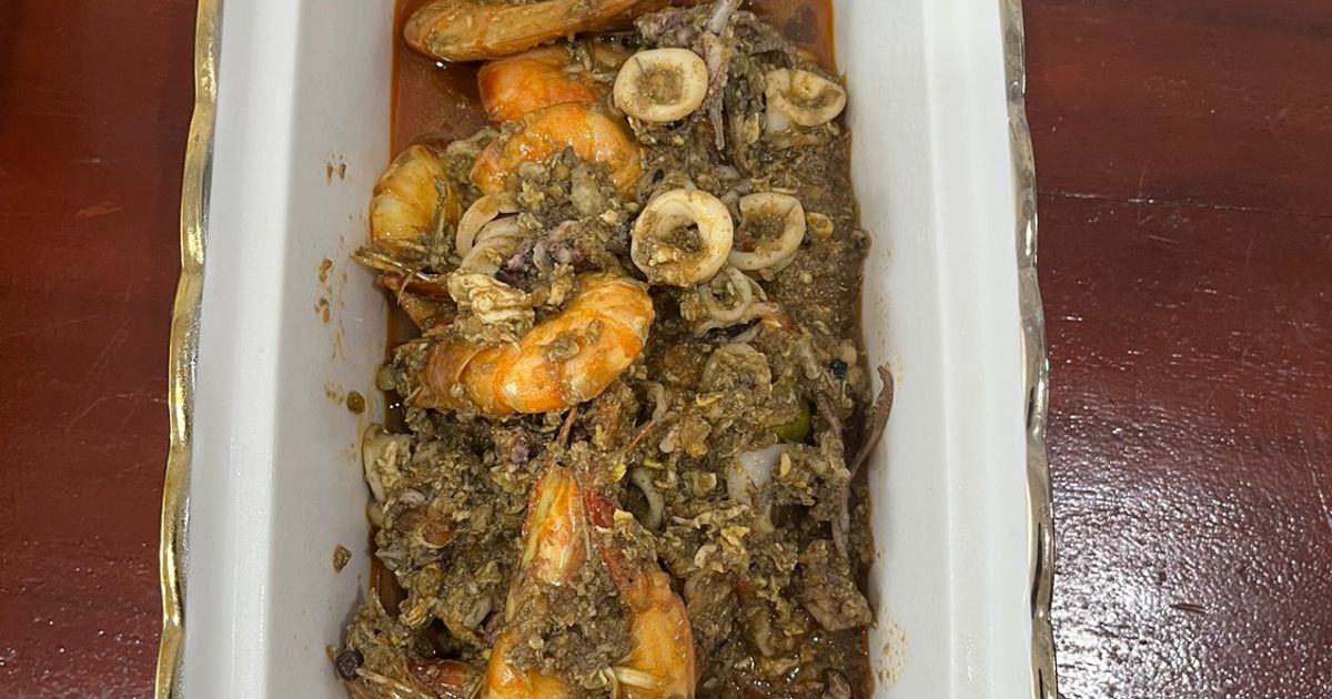 Cumi Udang Saus Kecap