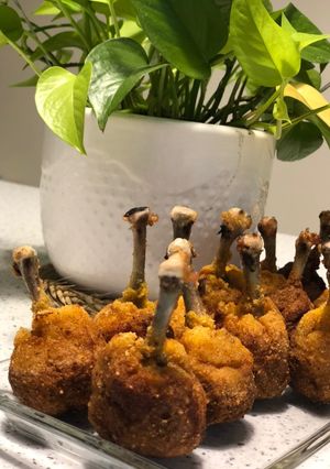 عکسی از دستور بال مرغ سوخاری