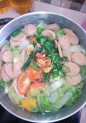 Foto resep Sayur sop sawi putih