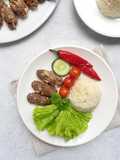Sate Lilit Ala Turki (Şiş Köfte)