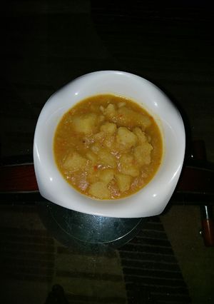 A picture of Yam porrage.