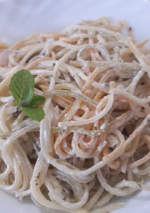 Foto principal de Pasta a la carbonara con nata